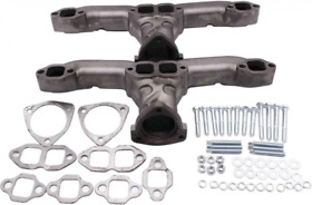 Shu00182 1 Set Shlpdfm Ground Smooth Plain Rams Horn Exhaust Manifolds