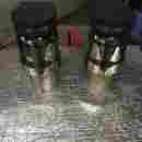 1005376 Corsa Marine Baja 5.5 Inch Stainless Steel Boat Exhaust Tips Pair