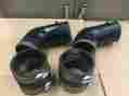 14143-c Mercruiser Lot Of 2 5.7 L Exhaust Elbow With Hoses