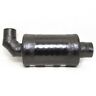 1602142 Centek Marine Boat Inline Muffler Sea Ray Black Inch