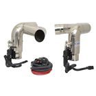 1919365 Corsa Marine Boat Exhaust Diverter Inch Stainless Incomplete Kit