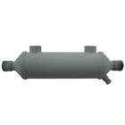 26134 Seakamp Marine Oil Cooler Body Npt Hose Copper