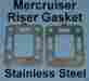 27-99777-2 52076 Mercruiser Riser Elbow Moore Performance 2 Stainless Steel