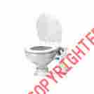 29090-3000 Jabsco Compact Bowl Manually Operated Marine Toilet 671880587877