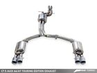 3015-42070 Awe Tuning Exhaust Quad Outlet Chrome Silver Tips Fits Audi
