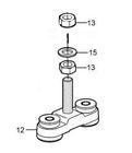 3858470 3808466 Volvo Mounting Kit Engine Pad Replaces