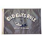 5637 Taylor Made Gone Fishing Old Guys Rule Flag 040011953599