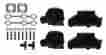 58221 Glm Iron Mercruiser Chevy Marine 4.3 262 Exhaust Manifolds 3 Risers Elbows
