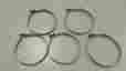 720-6000 Shields Rubber Stainless Steel 7 Marine Hose Clamps For 5pc