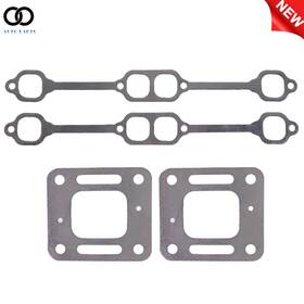 Yi160083t Autoooparts New 39880 Exhaust Gasket Manifold For Mercruiser 5.0 Mpi 5.7 350 Elbow Kit