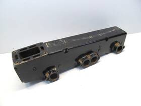 Barmc1-47737 Barr Nos Manifold Exhaust Log Style For Mercruiser Gm Small Block V8 Port 47737