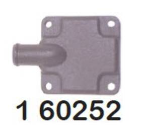 Bar1-60252 Barr Marine End Plate For Mercruiser Exhaust Manifold Log Style