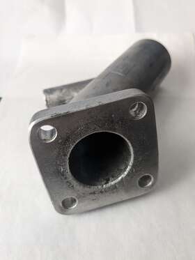 202-02458 Beta Marine Used Cast Aluminum Exhaust Elbow #202-02458