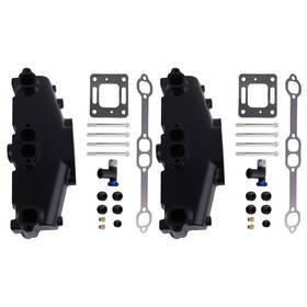 Bfo 6k79w0 2x Exhaust Manifold For Mercruiser Mcm/mie Gm 5.0l 5.7l V8 305 350 1983-2002