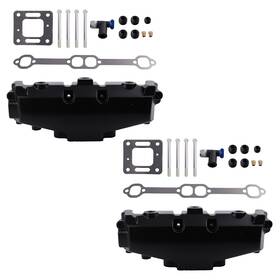 Bfo 9ati5y 2x Exhaust Manifold For Mercruiser Mcm/mie Gm 5.0l 5.7l V8 305 350 1983-2002