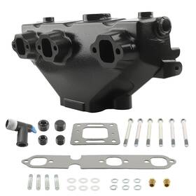 Bfo F24n0k Marine Exhaust Manifold With Gasket Set For Mercruiser Gm V6 175 185 205 262 4.3l