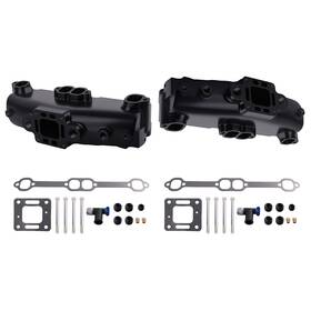 H275iw Bfo 2x Exhaust Manifold For Mercruiser Mcm/mie Gm 5.0l 5.7l V8 305 350 1983-2002