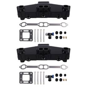 J5kw6y Bfo 2x Marine Exhaust Manifold Kit For Mercruiser 5.0l 5.7l 6.2l 305 Ci 350ci 377ci