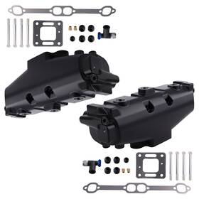 Rsyg18 Bfo 2x Exhaust Manifold Kit For Mcm/mie Gm 305 350 377 5.0l 5.7l 6.2l 1983-2002