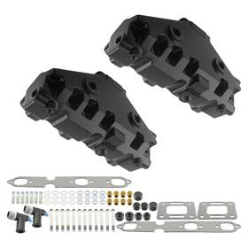 18-1952-1 Bfo T97i3u 2x Marine Exhaust Manifold For Mercruiser 4.3l 262 V6 99746 1985-2002
