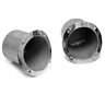 031-1415 Boat Exhaust Tips 6 Inch Stainless Steel With Flap Pair