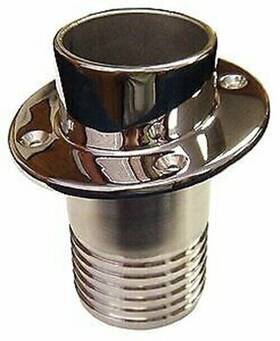 70te400 Buck Algonquin Transom Exhaust Ss With 4in Hose