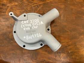 8n9786 Cat 3208 Marine Heat Exchanger End Cap/bonnet #8n9786 Good Condition