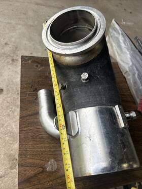 Caterpillar 178-9521 Cat Mixer Elbow Dump 6d X 90 Deg 316l C12