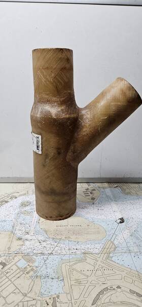 1200304 Centek Y Fitting 4 Inch X 5