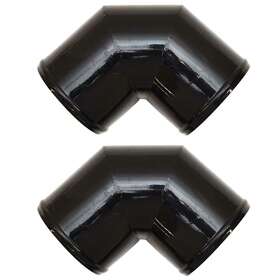7700367 Corsa Marine Pn Boat Exhaust Baffle Elbows Crownline 4 Inch 80 Deg Pair