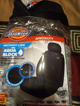 3003474ld Dickies Aqua Block Water Resistant Black Seat Cover Wetsuit Like