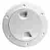 Dp40-w Beckson 4 Smooth Center Screw Out Deck Plate White 4.5 Cut