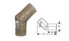 El-015-0045 Muf Elbow Marine Wet Exhaust Fiberglass Od Degree