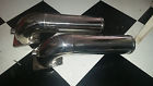 Emi-111 Steel Eddie Marine Stainless Thunder Polished Risers Exhaust Pair