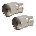 11867u Exhaust Polished 4 Pipe Pair Boat Stainless Elbow 5 Corsa