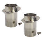 11021c Exhaust 4 Corsa 12 Stainless Deg Pair Boat Tip Polished