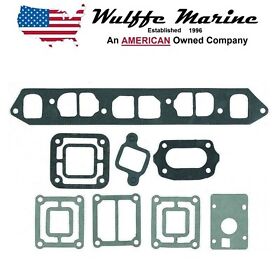 39770 Exhaust Manifold Gasket Set For Omc 2.5l 120 Hp 3.0l 140 1985 1986 1987 1988