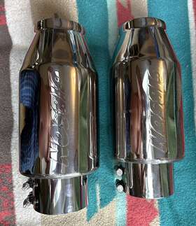 110001 Gibson Marine Exhaust Bullet Clamp-on Mufflers 4 Inch Part #