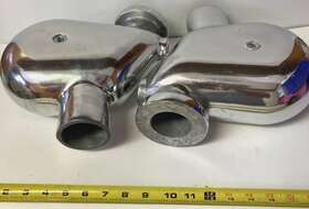 716-29182 Glenwood Water Cooled Exhaust Risers For Rectangular Manifold 716 Boat Pr