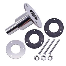 316l Habiiid 716035764601 Marine Heater 24mm Thru Exhaust Skin Fitting Stainless Steel With Bolts