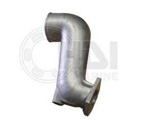 3208 Hdi Marine C08p Cast 316 Stainless Steel Exhaust Elbow For Cat Port