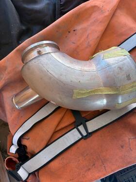 John Deere Re567997 Marine Wet Exhaust Elbow New