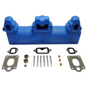Marinepartsdistributors Cm16677a-2z8 New Small Block Log Design Exhaust Manifold Fits Chrysler I/o By Cm16677a