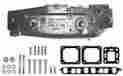 Mc-1-52390 Mercruiser 4 Cyl Exhaust Manifold Log Style Replaces B52390a1