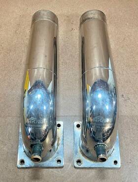 902530 Mercruiser 620 Hi Performance Gil Marine Manifold Riser Exhaust Pipes