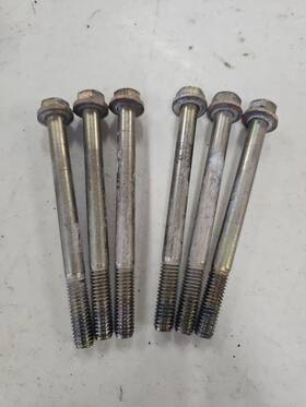 Mercruiser 6bolts Mercury Chevy Gm 4.3l V6 Exhaust Manifold Bolt Set 6 Bolts