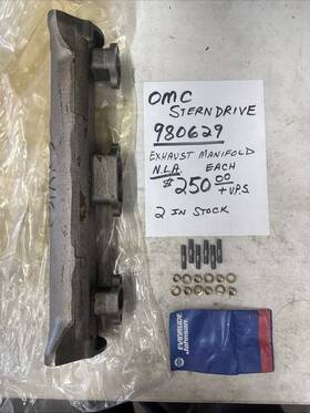 980629 Omc Sterndrive Exhaust Manifold