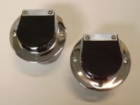 908120 Omc Sterndrive Chrome Plated Brass 3inch Exhaust Tips Oem Nos Hard To Find Sea Ray