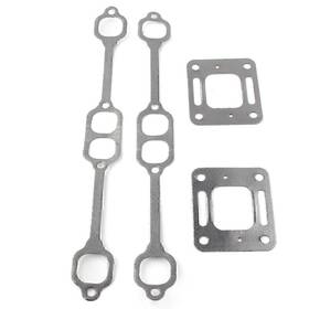 Onegogogo 665321546646 Exhaust Gasket Manifold Mercruiser 5.0 Mpi 5.7 350 Mag Riser Block V8 Elbow Us