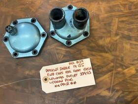 33903 Perkins Sabre M 135 1000 Series End Caps For Heat Exchanger With Water Outlet